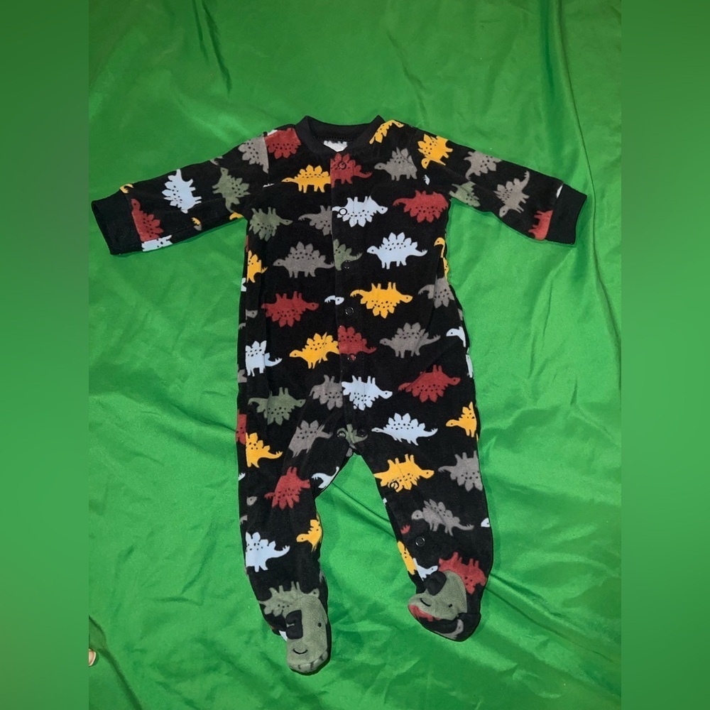 Carter's Multicolor Dinosaur Footie Pajama size 3-6 Month